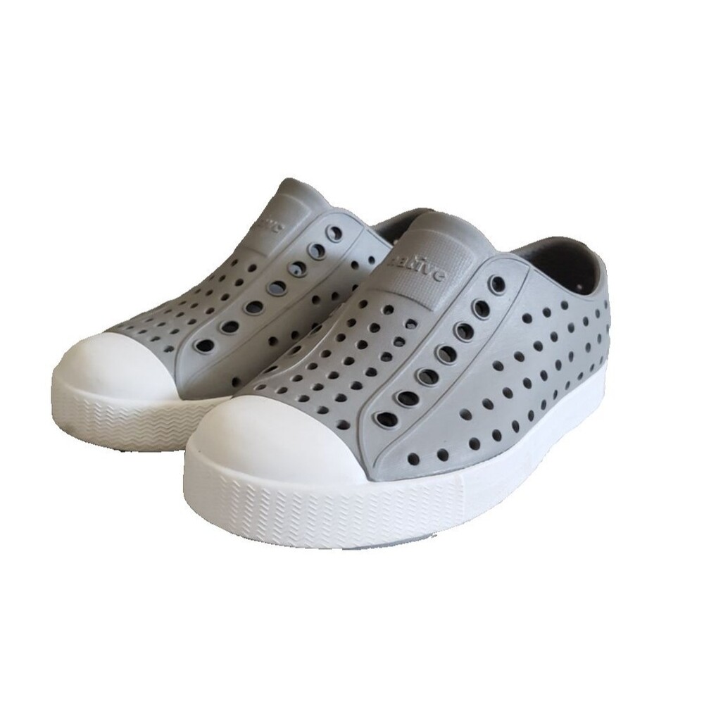 Native Kids Jefferson Slip On Casual Water Shoes Gray Size C10 NEW